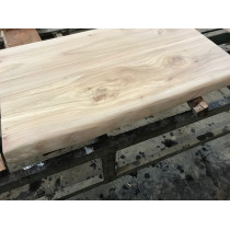 Leimholzplatte, Tischplatte, Waschtischplatte, Rüster, Ulme, Massivholz, 80x40x4,5cm, naturbelassen, ungeölt 